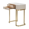 Inkomhal console met 2 lades en gouden poten 70x40cm Beauty Korting