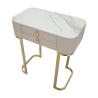 Inkomhal console met 2 lades en gouden poten 70x40cm Beauty Catalogus