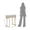 Inkomhal console met 2 lades en gouden poten 70x40cm Beauty Karakteristieken