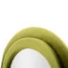 Golvend design spiegel voor wand of vloer in fluweel 60x160cm Miki Afmetingen