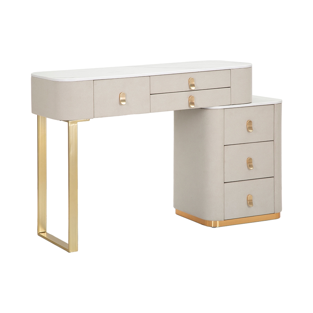 Make-up tafel slaapkamer met 6 lades Vanity Aanbieding Make-up tafel slaapkamer met 6 lades Vanity Aanbieding