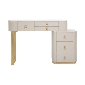 Make-up tafel slaapkamer met 6 lades Vanity Korting