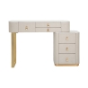 Make-up tafel slaapkamer met 6 lades Vanity Korting
