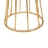 Ronde hoge glam salontafel in goudkleurig metaal 38cm Stick Catalogus