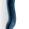 Design spiegel voor muur of vloer met golvend fluweel, 60x160cm Emily Afmetingen
