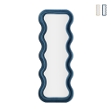 Design spiegel voor muur of vloer met golvend fluweel, 60x160cm Emily Aanbieding