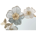 Rond wandspiegel met 3D bloemendecoraties Amy Aanbod