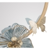 Rond wandspiegel met 3D bloemendecoraties Amy Korting