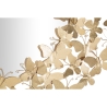 Ronde wandspiegel met gouden 3D-vlinders Butterfly Wind Aanbod