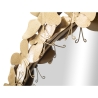 Ronde wandspiegel met gouden 3D-vlinders Butterfly Wind Korting