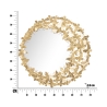 Ronde wandspiegel met gouden 3D-vlinders Butterfly Wind Catalogus