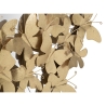 Ovale gouden wandspiegel met decoratieve vlinders Butterfly Wind Aanbod