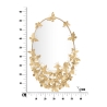 Ovale gouden wandspiegel met decoratieve vlinders Butterfly Wind Catalogus