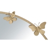 Gouden ronde wandspiegel met decoratieve vlinders Butterfly M Korting