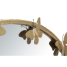 Gouden ronde wandspiegel met decoratieve vlinders Butterfly M Kortingen