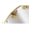 Gouden ronde wandspiegel met decoratieve vlinders 74cm Butterfly S Kortingen