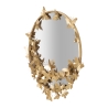 Gouden ronde wandspiegel met decoratieve vlinders 74cm Butterfly S Catalogus
