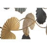 3D metalen wanddecoratie met gouden afwerking Web Korting