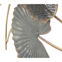3D metalen wanddecoratie met gouden afwerking Web Kortingen