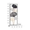 3D metalen wanddecoratie rechthoekig h90cm Ory Catalogus