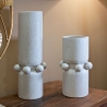 Moderne keramische vaas met matte afwerking Bubbles Verkoop