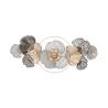3D metalen wanddecoratie met bloemenmotief Poxy Aanbieding