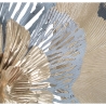 3D metalen wanddecoratie met bloemenmotief Poxy Korting