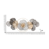 3D metalen wanddecoratie met bloemenmotief Poxy Catalogus
