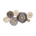 3D metalen wanddecoratie in meerdere kleuren Browny Aanbieding