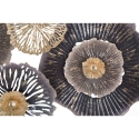 3D metalen wanddecoratie in meerdere kleuren Browny Aanbod