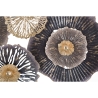 3D metalen wanddecoratie in meerdere kleuren Browny Aanbod