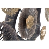 3D metalen wanddecoratie in meerdere kleuren Browny Korting