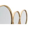 Decoratieve wanddecoratie met gouden ronde spiegels Mirrors Korting
