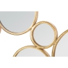 Decoratieve wanddecoratie met gouden ronde spiegels Mirrors Kortingen
