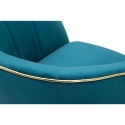 Fluwelen fauteuil met gouden rand Paris 