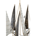 3D metalen wanddecoratie zeilboot maritiem thema Korting