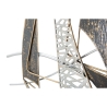 3D metalen wanddecoratie zeilboot maritiem thema Kortingen