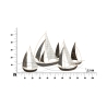 3D metalen wanddecoratie zeilboot maritiem thema Catalogus
