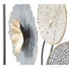 3D metalen wanddecoratie bloemmotief Sqity Aanbod