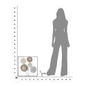 3D metalen wanddecoratie bloemmotief Sqity Catalogus