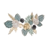 3D metalen muurdecoratie, tropisch stijl, multicolor met Amaz bladeren Aanbieding