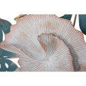 3D metalen muurdecoratie, tropisch stijl, multicolor met Amaz bladeren Voorraad