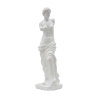 Decoratief klassiek tafelbeeld in witte polyresin h49cm Greek Aanbieding