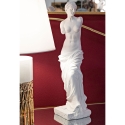 Decoratief klassiek tafelbeeld in witte polyresin h49cm Greek Verkoop