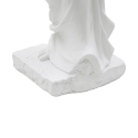 Decoratief klassiek tafelbeeld in witte polyresin h49cm Greek Korting