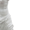 Decoratief klassiek tafelbeeld in witte polyresin h49cm Greek Kortingen