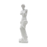 Decoratief klassiek tafelbeeld in witte polyresin h49cm Greek Catalogus