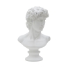 Klassieke decoratieve buste in polystone h34cm Man Aanbieding