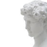 Klassieke decoratieve buste in polystone h34cm Man Kortingen