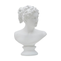 Klassiek decoratief halffiguur sculptuur in polyresin h34cm Woman Aanbieding